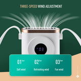 Mini Portable Air Conditioner Semiconductor Hanging Neck Cooling Fan Air Conditioning Usb Rechargeable Handheld Fan Air Cooler