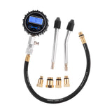Digital Compression Tester Pressure Gauge Tester Kit Motor Auto Petrol Gas Engine Cylinder Motorcycle Pressure Gauge