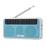 Rolton E500 Wireless FM Radio 6W HiFi Stereo Bluetooth Speaker Music Player Digital Radios Flashlight LED Display Mic Record TF