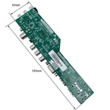 ZS.D3663LA.A8 universal lcd controller board DVB-T2 DVB-T DVB-C digital TV 10-42&quot; LVDS LED LCD driver board