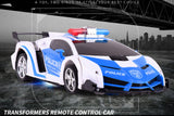 Transformation Robots Electric RC Car Sports Vehicle Model Toys Remote Outdoor RC Deformation Cars Kids Toys Boy Birthday Gift