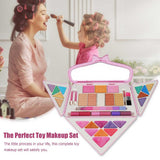 Children's Make-Up Play House Toys Kidswashable Cosmetics Pink Fantasy Princess Beauty Bag Girl Dress Up Toy