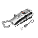 Mini Landline Phone Wall Mounted Telephone Desktop Corded Fixed Phone with Caller ID Display for Home Office Business Hotel Use