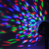 Mini RGB LED Crystal Magic Ball Stage Effect Lighting Lamp Bulb Party Disco Club DJ Light Show Lumiere