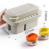 1pc Brush Washing Bucket Multifunction Pen Barrel Brush Washer Art Supply oil acrylic watercolor tool art  palette brush holder