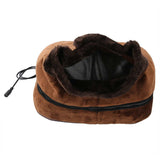 2 IN 1 Unisex Velvet Electric Heated Doot Warmer &amp; Massager Feet Massaging Big Slipper Foot Care Massage Warmer