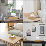 Levitating Air Bonsai Pot Rotation Flower Pot Planters Magnetic  Suspension Floating Pot Potted Plant Home Desk Decor