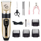 Electrical Pet Hair Trimmer Professional Grooming Kit Rechargeable Pet Cat Dog Clipper Shaver Set Animals Hair Cutting Machine