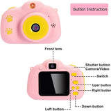 Children Fun Camera with Memory Card USB Rechargeable Child Cameras with HP IPS Digital Screen Mini Toy Gift Kids Camera
