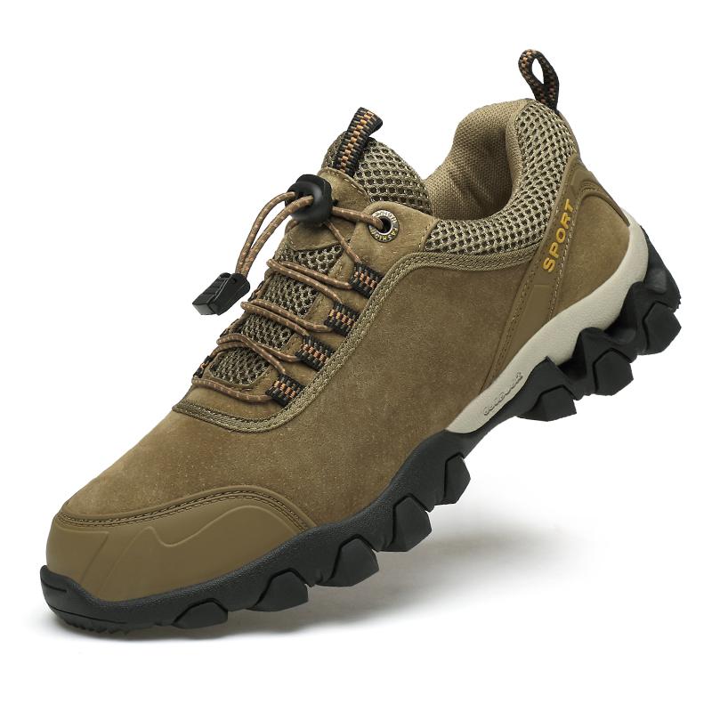 Mickcara men's hiking shoes suede A9335
