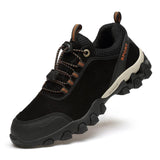 Mickcara men's hiking shoes suede A9335