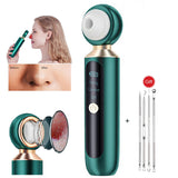 2021 Visible Blackhead Remover Extractor Tool Set Vacuum Nose Black Head Acne Removal Face Deep Pore Cleansing Facial Suction