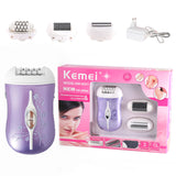 Original 3in1 women electric epilator for facial whole body electric shaver bikini trimmer lady razor leg underarm hair removal
