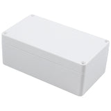 1 Pcs 3V Push Button Switch Doorbell Button Blue LED 12 Mm &amp; 1 Pcs ABS Plastic Electronic Housing Box Connection Box