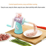 Stainless Steel Sausage Stuffer, Filling Machine,Sausage Filler Mincer Meat Grinder Maker,Stuffer Cutter Slicer