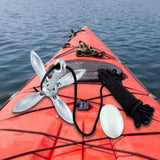 Kayak Anchor Set 1.5kg Carbon Steel Folding Tool For Boat, Sailboats, Kayaks, Rubber Boats, Motor Boats, Canoes, Yachts