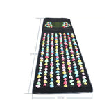 Hot sale product sell like hot cakes Foot massage mat the road of health foot massager Color stone massage blanket
