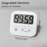 Digital Kitchen Timer, Cooking Timer, Strong Magnet Back, for Cooking Baking Sports Games Office (Battery not Included)
