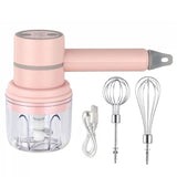 Multifunction Food Chopper Slicer Electric 4In1 Vegetable Cutter Masher Wireless Garlic Crusher Grinder Kitchen Gadgets