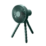 USB With Lamp Octopus Deformation Bracket Fan Silent Handheld Durable Fan Portable Bladeless Neck-mounted