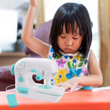 Mini Electric Sewing Machine Precision Sewing Toy Kit Household Sewing Cloth Device Handheld Electrec Sew Needlework Tools