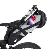 WEST BIKING Waterproof Bike Saddle Bag 10L Bicycle Seat Bag Road Mountain Bike Tail Bag Bicycle Bag Pannier bike accessories