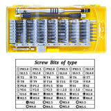 1 Set Orange/Yellow Mini Screwdriver Kit For Repairing All Kinds Of Fine Parts Asy To Carry And Use Screwdrive