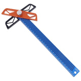 T Ruler Square Adjustable Angle Ruler Woodworking Aluminum Alloy Marking Gauge 6XDD