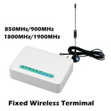 Fixed Wireless Terminal Quad Band GSM SIM Card Phone Line Desktop Caller Dialer GSM850/900/1800/1900MHZ EU Plug