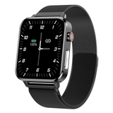 ECG Smart Watch E86 Men IP68 Waterproof 1.7inch Support Blood Oxygen Body Temperature for Android Ios Wristband