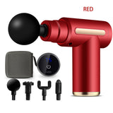Electric Muscle Massage Gun  for Circulation  Fascia Gun For  Massage Back Shoulder  With Case Pain Relief Fascia Gun Briefcase