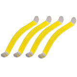 4Pcs Guitar String Spreaders Rubber Coated Guitar Luthier Tool for Guitars Bass Fretboard Cleaning Filing Polishing