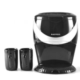 Artence Espresso Electric Coffee Machine Foam Coffee Maker Coffee Machine Americano Maker with Bean Grinder and Milk Frother