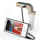1pc Car Kit Bluetooth Handsfree FM Transmitter Cigarette Lighter Type Radio MP3 Player USB Charger Car Automobile Accessories