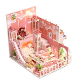 10 Kinds DIY Doll House with Furniture Children Adult Miniature Wooden DollHouse Construction Model Building Kits Doll house Toy