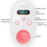 No Radiation Fetal Doppler Baby Heartbeat Monitor Household Pregnant Baby Ultrasound Heartbeat Sound Monitor Stethoscope