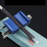 Multifunctional Manual Sharpener Fast Locator Carbon Steel  with Built-In Bearing and Adjustment Knob for Fixing Wide Blades