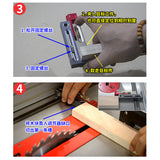 Multifunction Regulator Slot Ruler Table Saw Gap Slot Measuring Block Length Gauge Movable Gap Slot Regulator