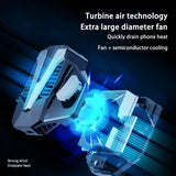 F20 Mobile Phone Semiconductor Radiator Game Controller Grip Handle Buttons Cooling Fan Compatible For Iphone / Android Phone