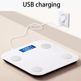 Smart Body Scale Smart Wireless Weight Scale Bathroom Scale with Body Composition Monitor with Bluetooth and Fitness App