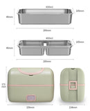 220V 200W Electric Meals Heating Box Multi Cooker Mini Portable Electric Rice Cooker With Stainless Steel Inner EU/AU/UK/US