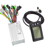 250W/350W 24-48V/36-60V Electric Bike Motor Controller with LCD Display Panel E Bike Scooter Motor Speed Controller Kit New