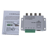 UTP 4 Channel Passive Video Balun Transceiver