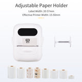 P50 Label Maker Machine Pocket Labeler Portable Thermal Sticker Printer 20-57mm label Width Support Wireless BT Connect