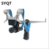 Straight Rod High Precision Telescope High Power Red Laser Flat Rubber Band Stainless Steel Outdoor Hunting Slingshot