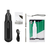 USB Rechargeable Household Power Tool 3.6V Multifunctional Cordless DIY Electric Screwdriver With 2 Screw Bits For Phone