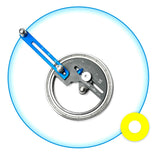 Stepless Adjustment Circular Cutter, Round Paper Knife, Circle Cutting Compass for Sandpaper Covering Paper Craft Design