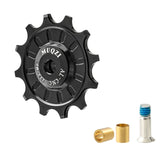 Dropship-MUQZI Bike Ceramic Bearing Jockey Wheel12T Ceramic Pulley Bike Bearing Guide Wheel for MTB Road Bike