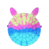 Mommy Bag Push Bubble Stress Reliever Squeeze Crafts Silicone Fingertip Toys Sensory Toy Autism Stress Reliever