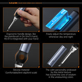 FNIRSI HS-01 Smart Electric Soldering Iron PD Adjustable Constant Temperature Fast Heat Portable Soldering Iron Station Kit 65W